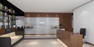 珠江大廈辦公室裝修，密集型現(xiàn)代風格辦公室，簡單實用！