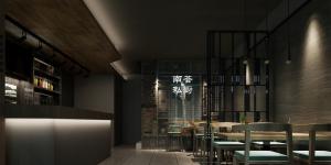 青秀區(qū)桂雅路湘菜館裝修，大空間空中閣樓設計！